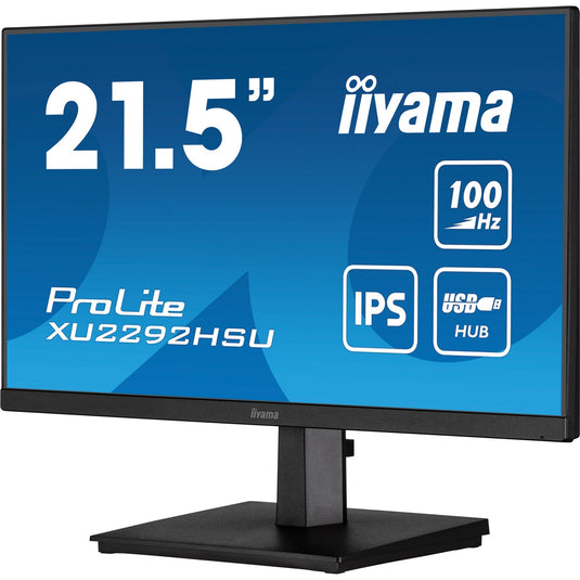 Iiyama prolite xu2292hsu-b6 21.5 monitor (zwart, hdmi, displayport, 4x usb-a)