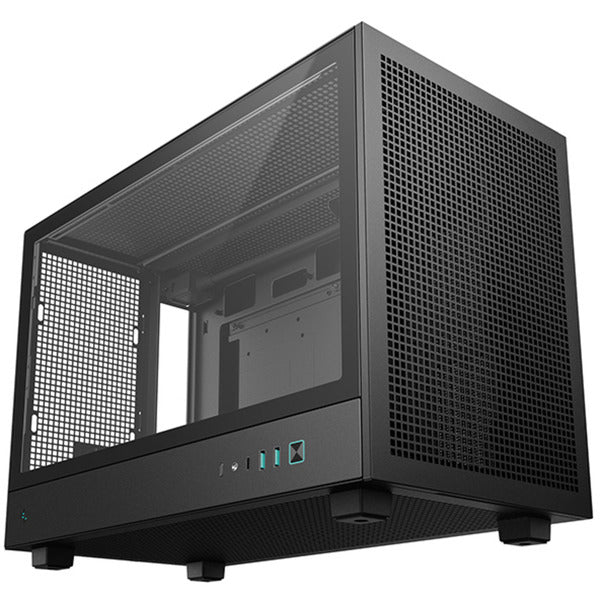 Afbeelding laden in galerijviewer, Deepcool ch260 mini tower behuizing (zwart | 2x usb-a | 1x usb-c | tempered glass)
