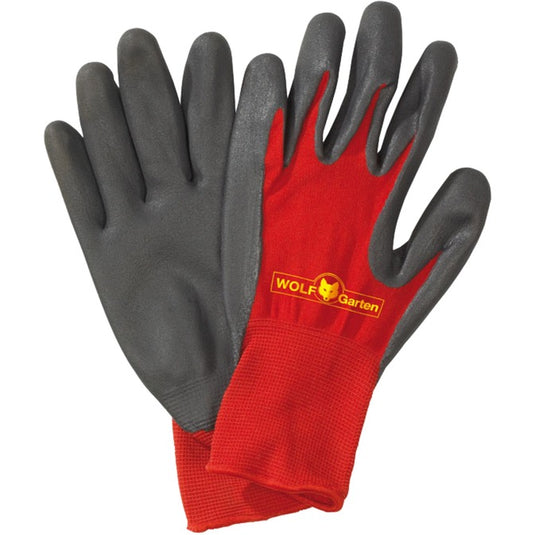 Wolf-garten bodemhandschoen gh-bo 10 (rood geel, maat 10)