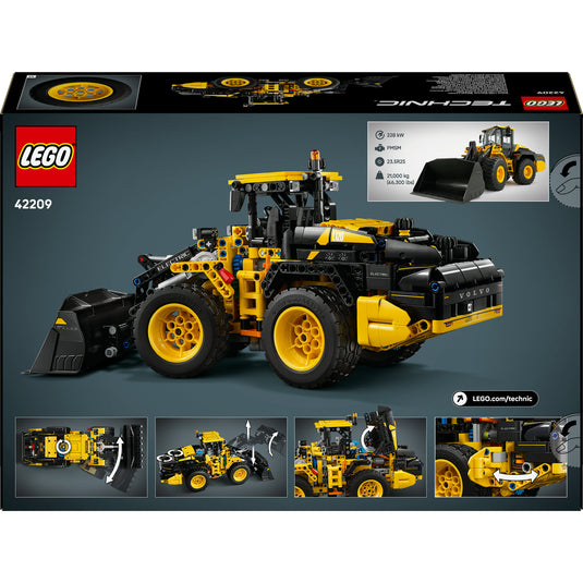 Lego technic volvo l120 electric wiellader speelgoed set - 42209