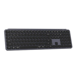 Keychron b6 pro-k1 toetsenbord (zwart, us lay-out (qwerty), scissor switches, 100%, abs, 2.4 ghz | bluetooth 5.2 | usb-c)