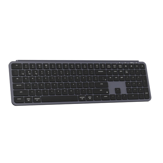 Keychron b6 pro-k1, toetsenbord (zwart, us lay-out, scissor switches, abs, 2.4 ghz | bluetooth 5.2 | usb-c)