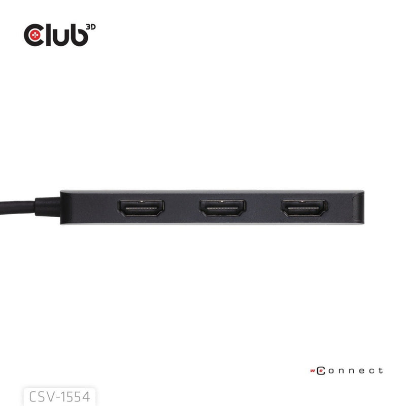 ギャラリービューアに画像をロードする, Club 3d usb-c naar 3x hdmi hub (zwart)
