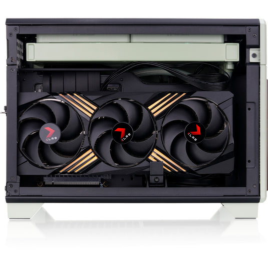 Thermaltake tr100 ws matcha green mini tower behuizing (lichtgroen | 2x usb-a | 1x usb-c)