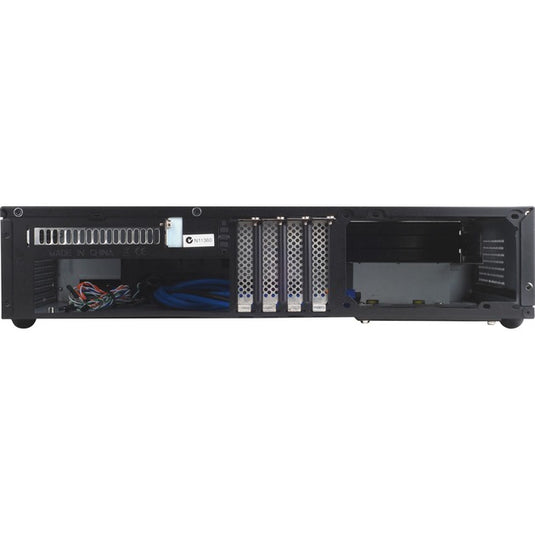 Silverstone ml04b htpc behuizing (zwart | 2x usb-a)