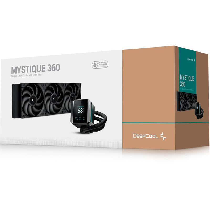 Load image into Gallery viewer, Deepcool mystique 360 waterkoeling (zwart, 4-pins pwm fan-connector)
