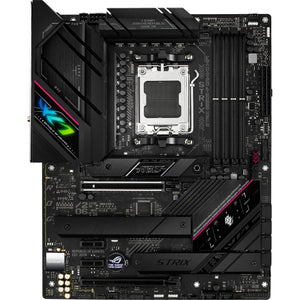 Asus rog strix b650e-f gaming wifi socket am5 moederbord (zwart, raid, 2.5 gb-lan, wi-fi 6e, bt 5.2, sound, atx)