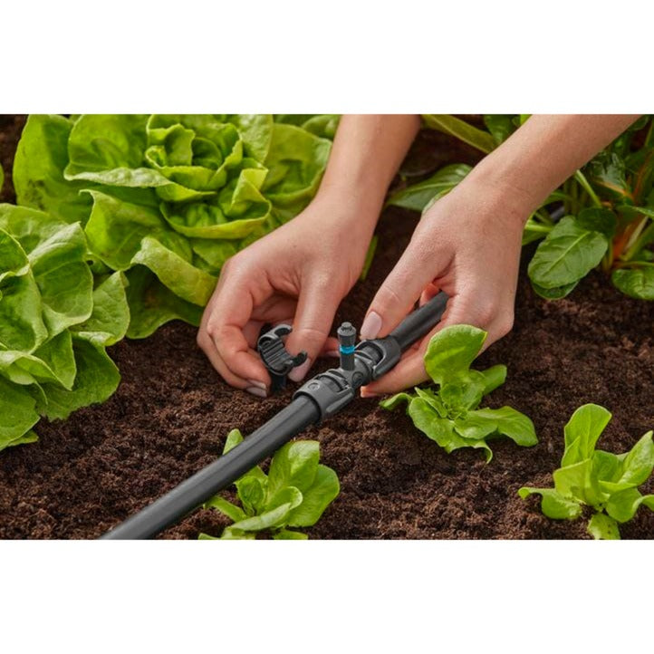 Load image into Gallery viewer, Gardena micro-drip-system t-stuk voor sproeiers verbinding (donkergrijs)
