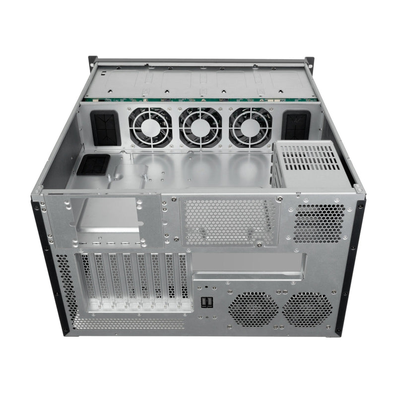 Load image into Gallery viewer, Silverstone rm61-312, rack, serverbehuizing (zwart | 6u)
