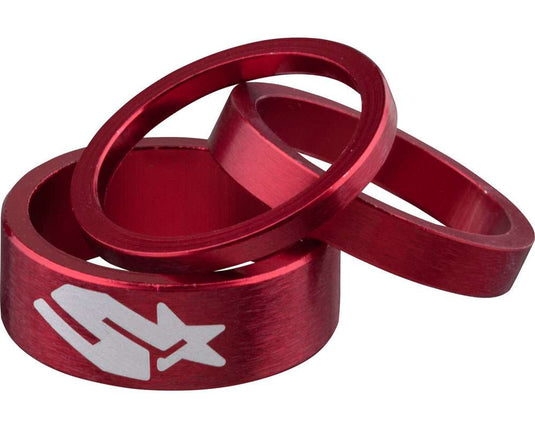 Spank spacer kit-set red