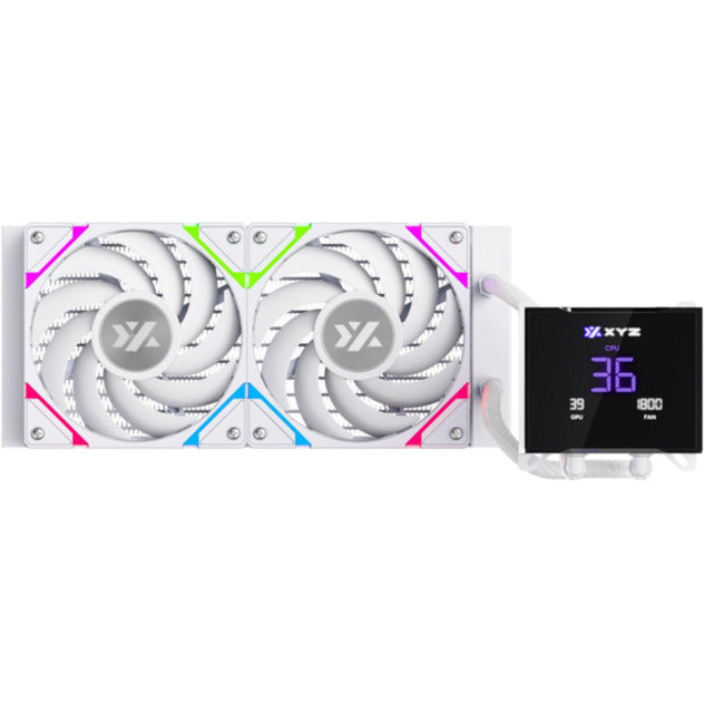 Laden Sie das Bild in Galerie -Viewer, Xyz pc gear hydrotemp aio 240 waterkoeling (wit, argb, pwm)
