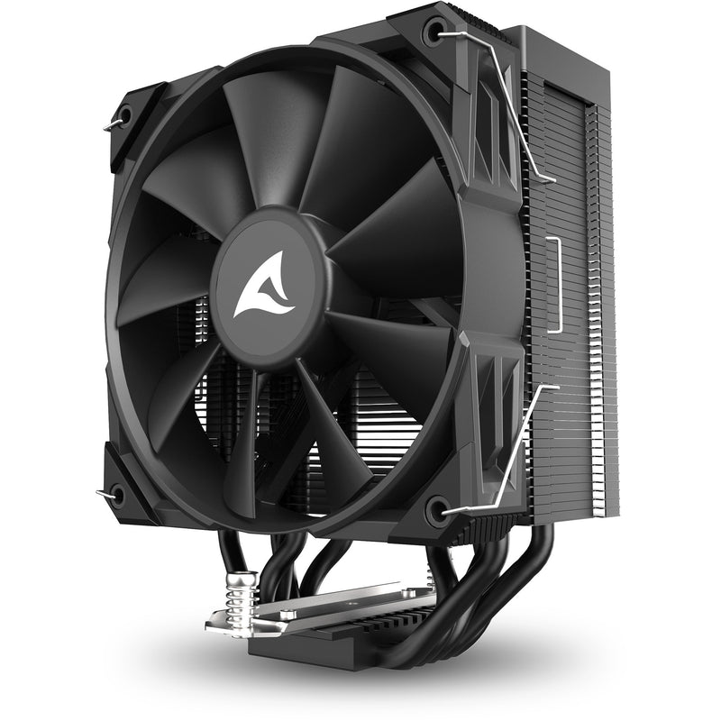 Load image into Gallery viewer, Sharkoon a50 cpu-koeler (zwart, 4-pins pwm fan-connector)
