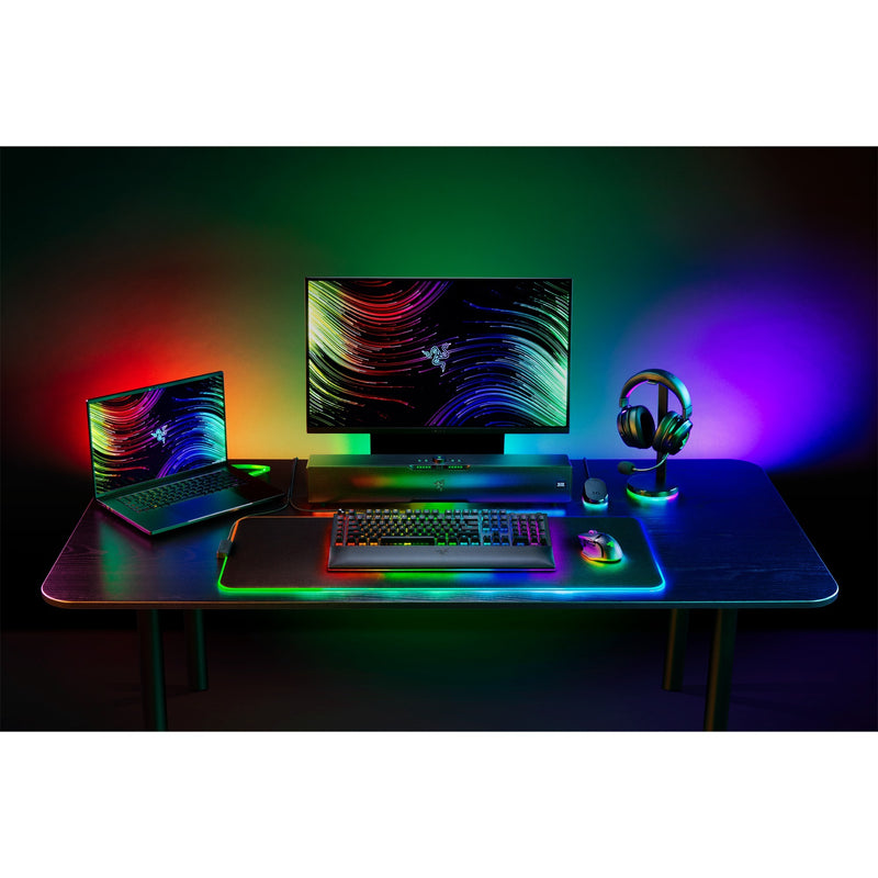 Load image into Gallery viewer, Razer blackwidow v4 pro rgb mechanisch gaming toetsenbord (zwart, us lay-out (qwerty), yellow, 100%)
