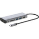 Belkin connect meerpoorts 6-in-1 usb-c hub dockingstation (zilver)