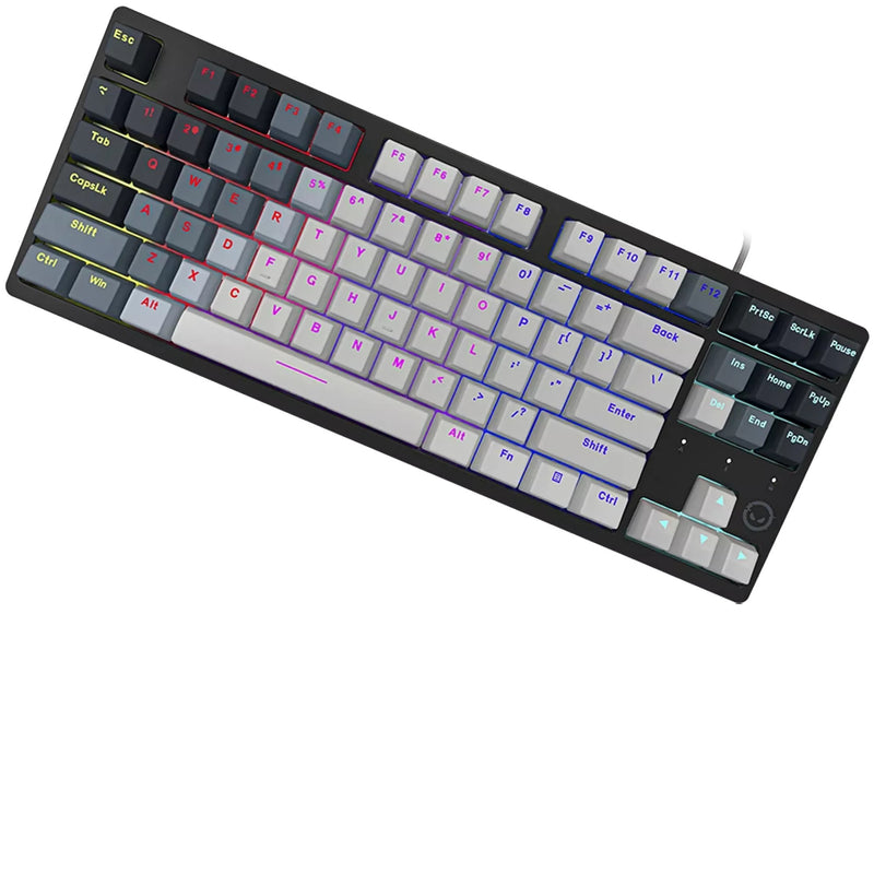 Load image into Gallery viewer, Lorgar azar 514tkl rgb mechanisch gaming toetsenbord (wit, us lay-out (qwerty), logar dream, 80% (tkl), rgb)
