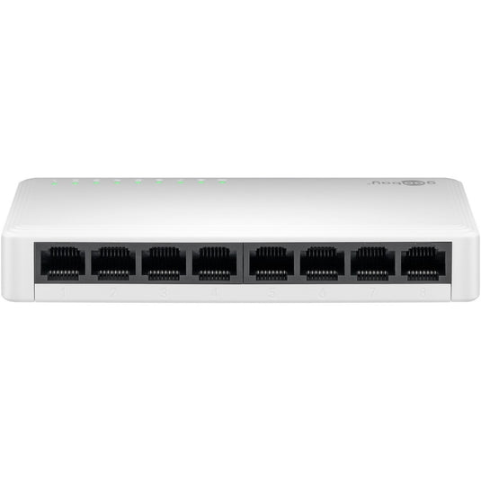 Goobay 8-poort gigabit ethernet switch (wit)