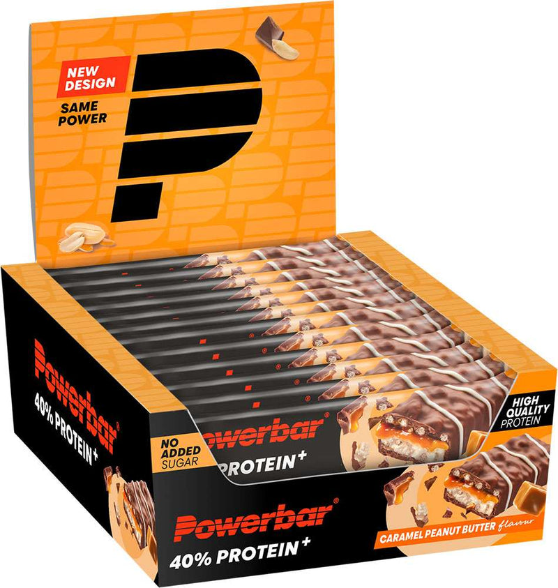 Load image into Gallery viewer, Powerbar 40% protein+crisp bar 12x40g
