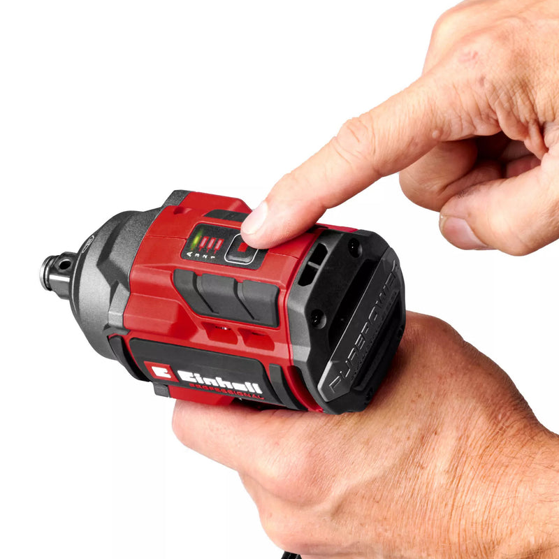 Load image into Gallery viewer, Einhell professional accu slagmoersleutel tp-cw 18 350-c li bl-solo (rood zwart, power x-change, accu en oplader niet inbegrepen)
