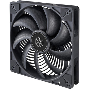 Silverstone air penetrator 184i pro case fan (zwart, 180 x 180 x 32 mm, pwm)