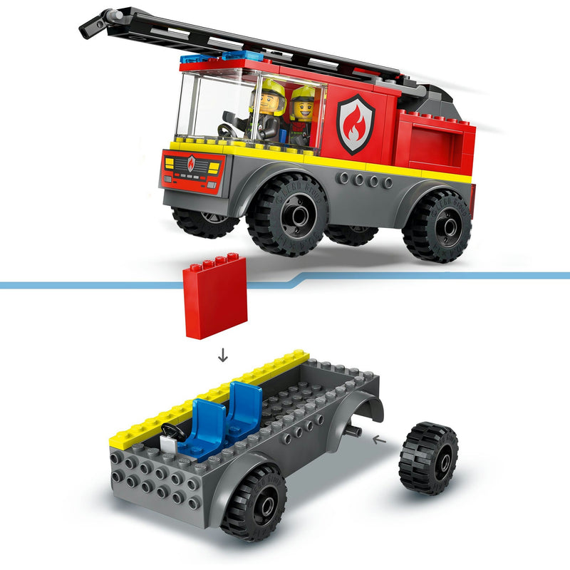 Afbeelding laden in galerijviewer, Lego city brandweerauto cadeau voor kinderen - 60463
