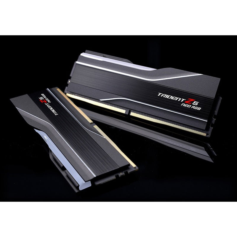 Load image into Gallery viewer, G.skill 64 gb ddr5-6000 (2x 32 gb) kit werkgeheugen (zwart, f5-6000j3040g32gx2-t, trident z5 neo rgb, expo)
