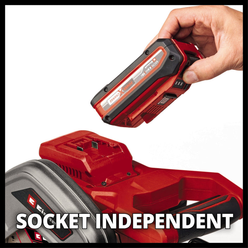 Load image into Gallery viewer, Einhell te-ms 18 8 li-solo accu afkort- verstekzaag afkort- en verstekzaag (rood, accu en oplader niet inbegrepen)
