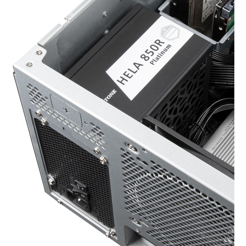 Load image into Gallery viewer, Silverstone rm52 server behuizing (zwart | 2x usb-a | 1x usb-c)
