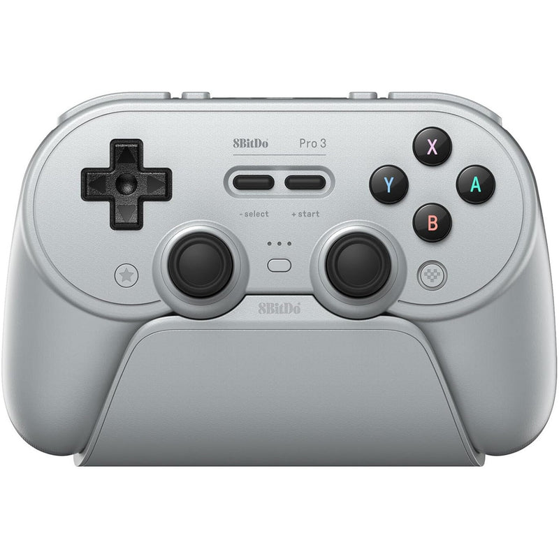 Cargue la imagen en el visor de la galería, 8bitdo pro 3 bluetooth gamepad (grijs zwart, switch 1 2, pc, android, 2.4 ghz bluetooth usb)
