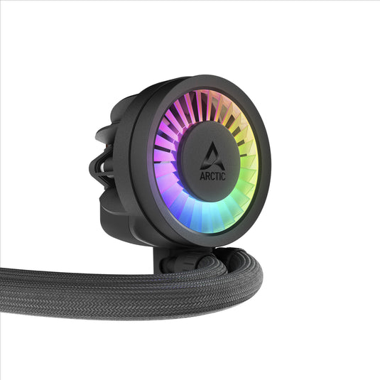 Arctic liquid freezer iii pro 280 a-rgb waterkoeling (zwart, 4-pins pwm fan-connector)