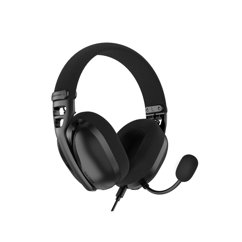 ギャラリービューアに画像をロードする, Hator hyperpunk 3 usb over-ear gaming headset (zwart, virtual 7.1 surround sound, usb-a usb-c bluetooth)
