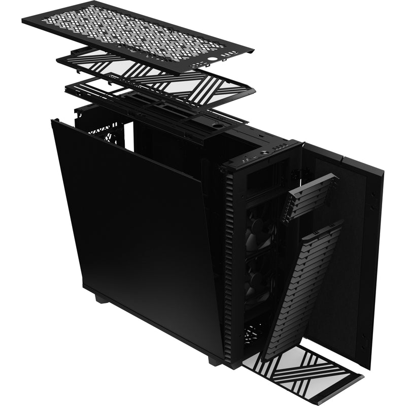 Load image into Gallery viewer, Fractal design define 7 xl big tower behuizing (zwart | 4x usb-a | 1x usb-c)
