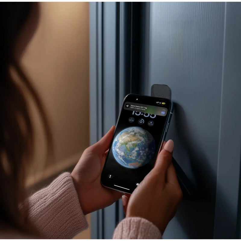 Cargue la imagen en el visor de la galería, Aqara smart lock u200 lite kit elektronisch deurslot (zwart, matter via thread, bluetooth 5.1, nfc)
