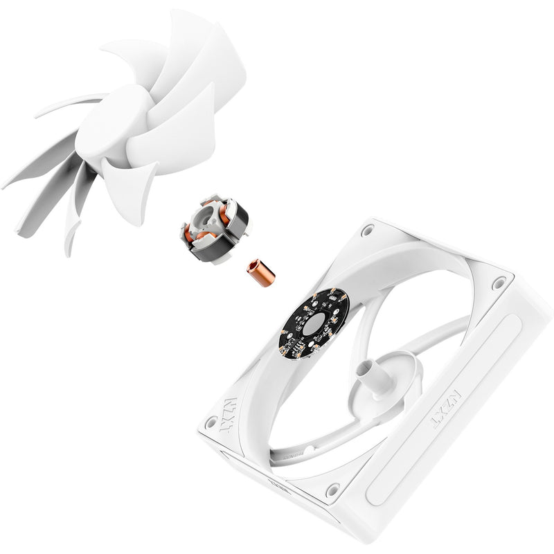 Load image into Gallery viewer, Nzxt f120q case fan (wit, 120 x 120 x 25 mm, pwm)
