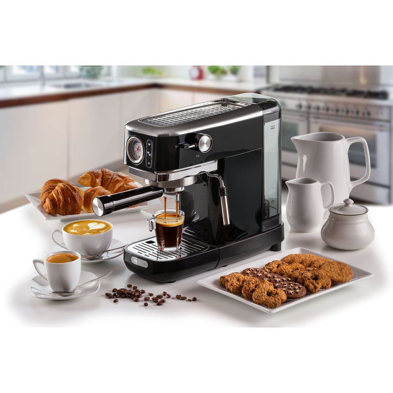 Load image into Gallery viewer, Ariete moderna espresso slim 1381 12 espressomachine (zwart)
