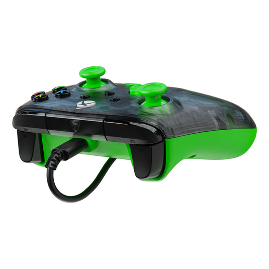 Turtle beach rematch core bedrade controller (zwart groen, xbox serie x|s, xbox one, pc)