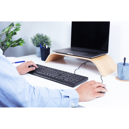 Trust primo keyboard mouse set, desktopset (zwart, us lay-out, membraan)