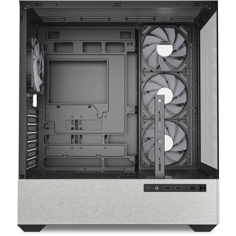 Load image into Gallery viewer, Sharkoon ak7 argb midi tower behuizing (zwart | 2x usb-a | 1x usb-c | rgb | tempered glass)

