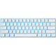 Royal kludge rk61 draadloos mechanisch toetsenbord (wit, us lay-out (qwerty), 60%, brown switch, rgb, hot swap, 2.4 ghz | usb-c | bluetooth)
