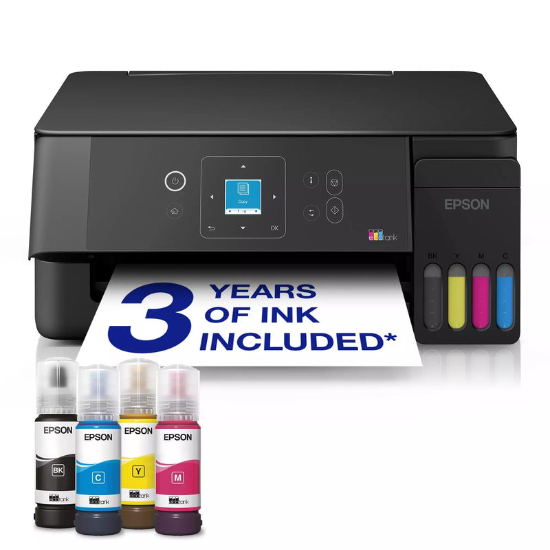 Afbeelding laden in galerijviewer, Epson ecotank et-2922 all-in-one inkjetprinter (zwart, scannen, kopiëren, wi-fi, inclusief tot 3 jaar inkt, c11cl63416)
