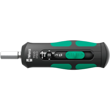 Wera 7510 14 safe-torque speed gereedschapsset voor hardmetalen wisselplaatjes schroevendraaier (zwart groen, 14‑delig)