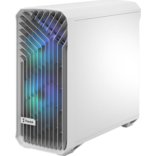 Fractal design torrent white rgb tg clear tint midi tower behuizing (wit | 2x usb-a | 1x usb-c | rgb | window)
