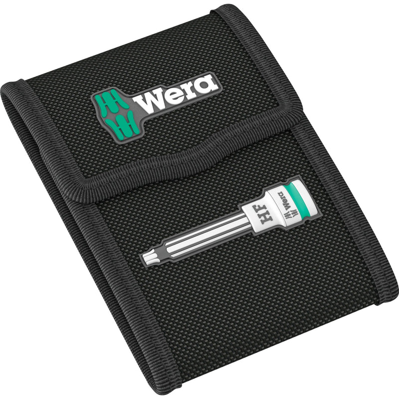 Load image into Gallery viewer, Wera 8767 a torx® hf 1 zyklop bitdoppen set torx dopsleutel (zwart zilver, 4-delig, met vasthoudfunctie, 1 4 -aandrijving)
