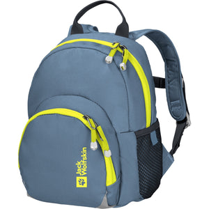 Jack wolfskin buttercup rugzak (blauw neongeel, 4,5 liter)