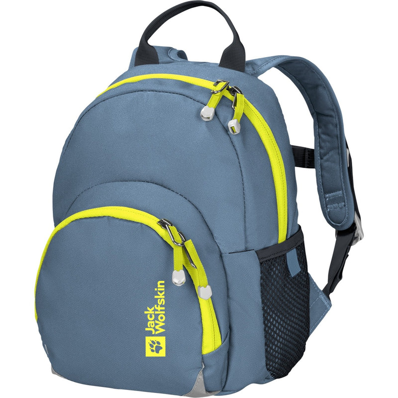 Load image into Gallery viewer, Jack wolfskin buttercup rugzak (blauw neongeel, 4,5 liter)
