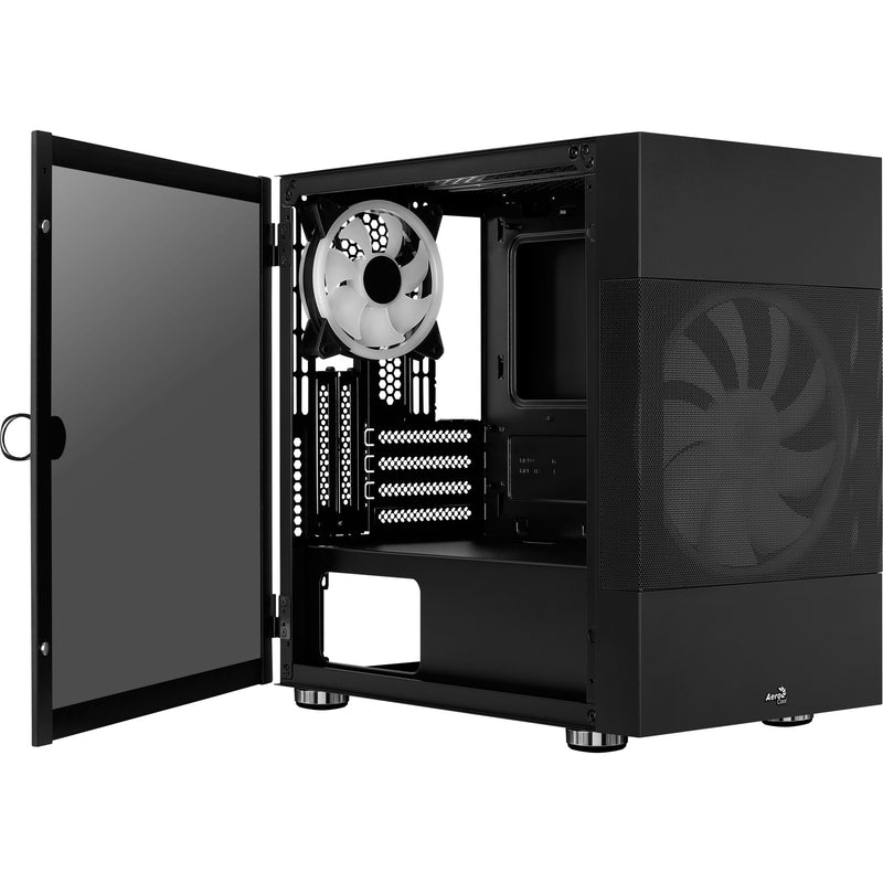 Load image into Gallery viewer, Aerocool atomic v2 mini tower behuizing (zwart | 2x usb-a | window)
