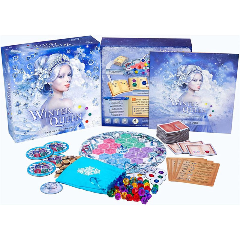 Load image into Gallery viewer, European player network winter queen bordspel (engels, 2 - 4 spelers, 20 - 30 minuten, vanaf 10 jaar)
