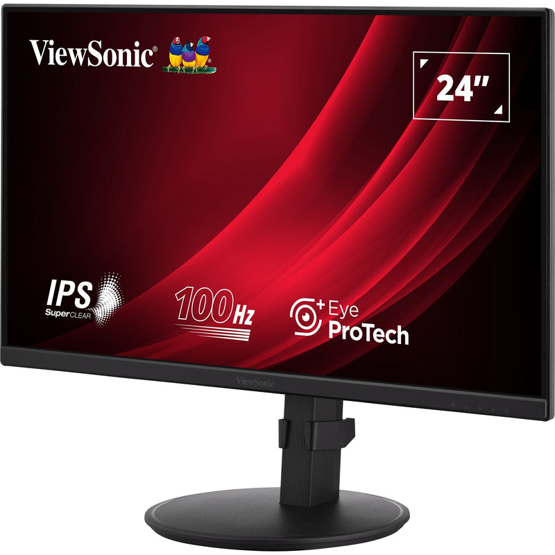 Load image into Gallery viewer, Viewsonic va2408-hdj ergonomische monitor 23.8 (zwart (mat), 1x hdmi, 1x display port, vga, 100 hz)

