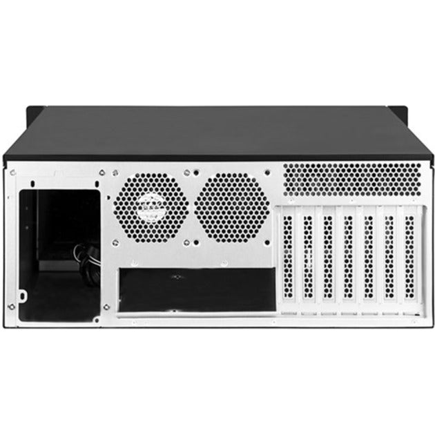 Load image into Gallery viewer, Silverstone rm42-502 rack behuizing (zwart | 2x usb-a 3.2 (5 gbit s) | 1x usb-c 3.2 (5 gbit s) | 2x audio)

