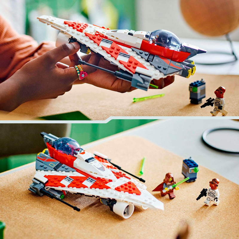 Afbeelding laden in galerijviewer, Lego star wars - jedi bobs starfighter constructiespeelgoed (75388)
