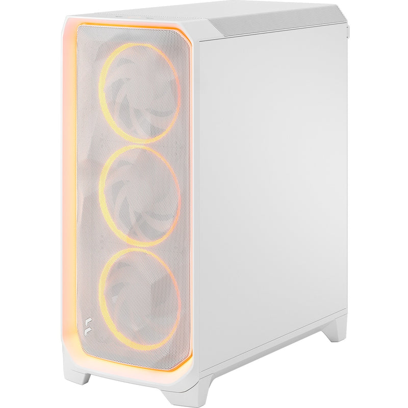Cargue la imagen en el visor de la galería, Fractal design meshify 3 ambience pro rgb midi tower behuizing (wit | 2x usb-a | 1x usb-c | rgb | tempered glass)
